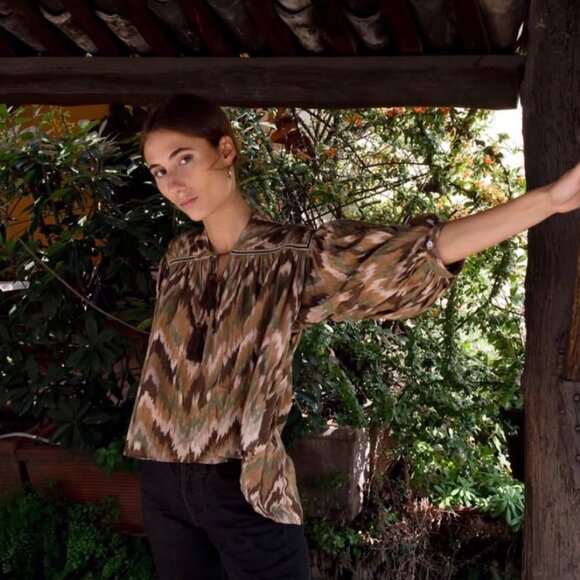 NWT Matta Alicia Top in Forest S - Picture 1 of 5